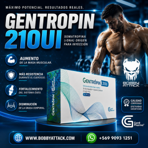 Hormona del crecimiento Gentropin 210UI