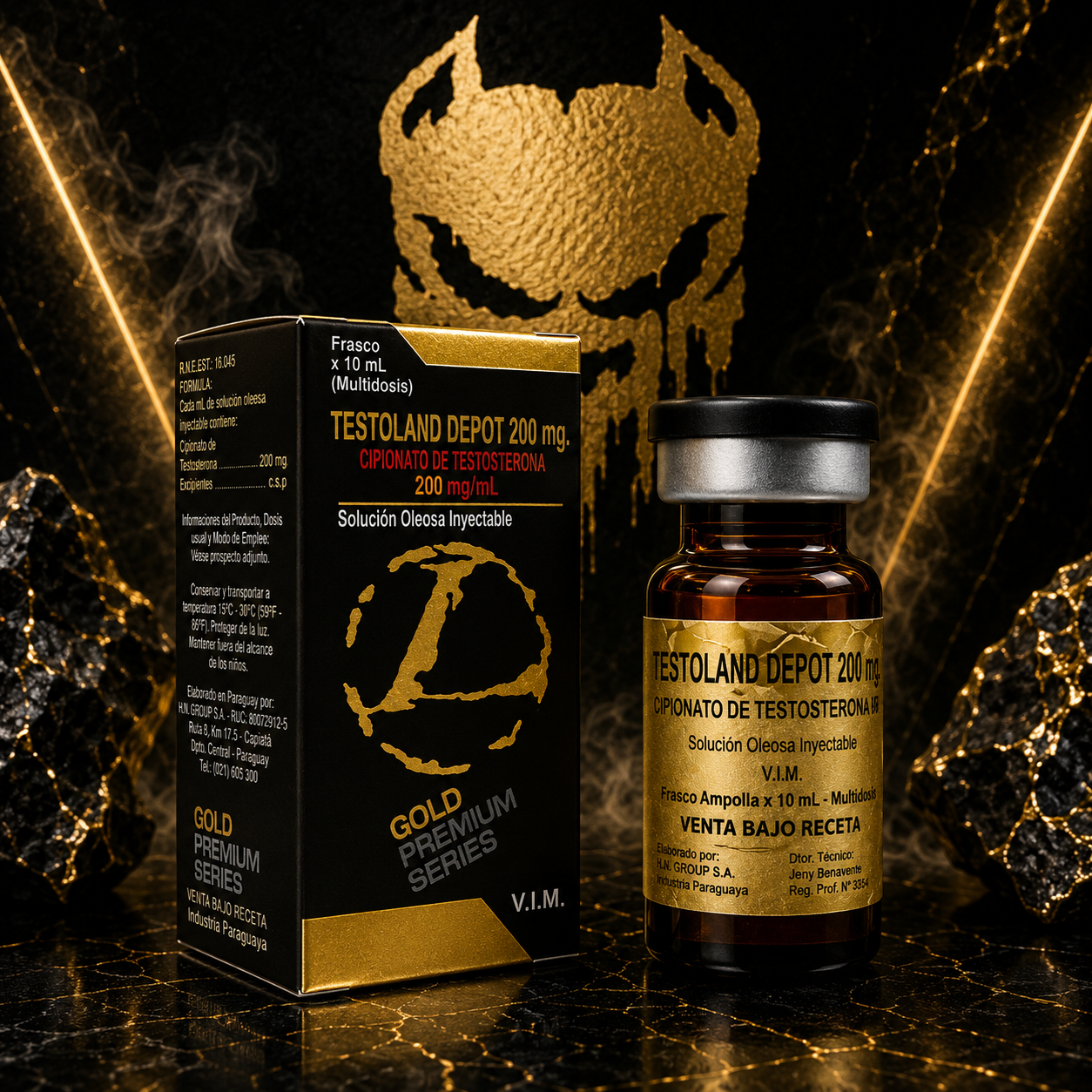Testosterona Cipionato 200mg 10mL Landerlan Bobby Attack