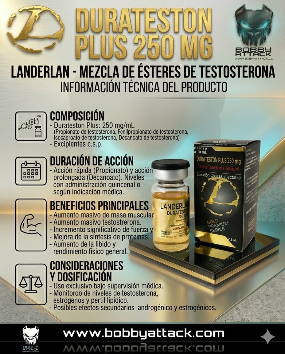 Sustanon Durateston Landerlan 250mg 10ml - Imagen 2