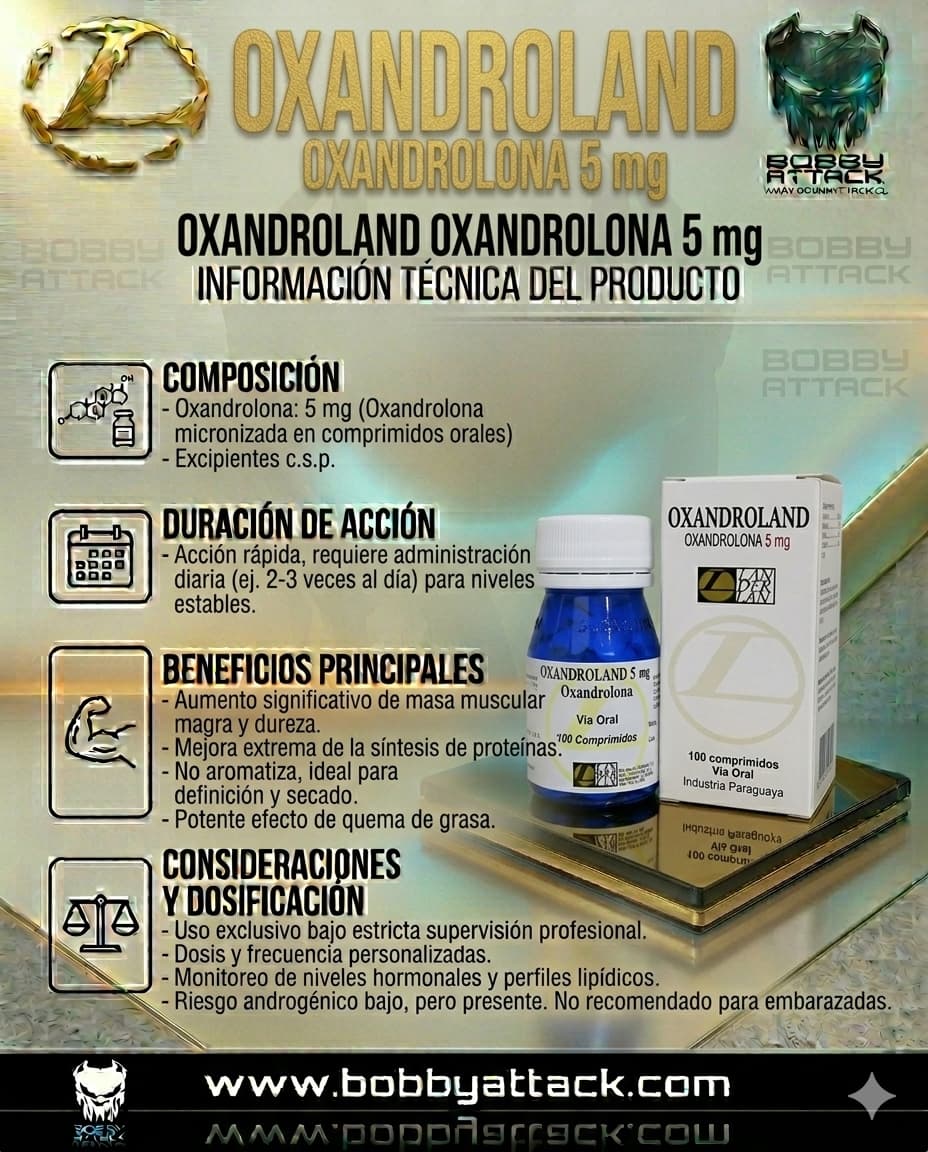 Oxandrolona Oxandroland Landerlan 10mg - Imagen 3
