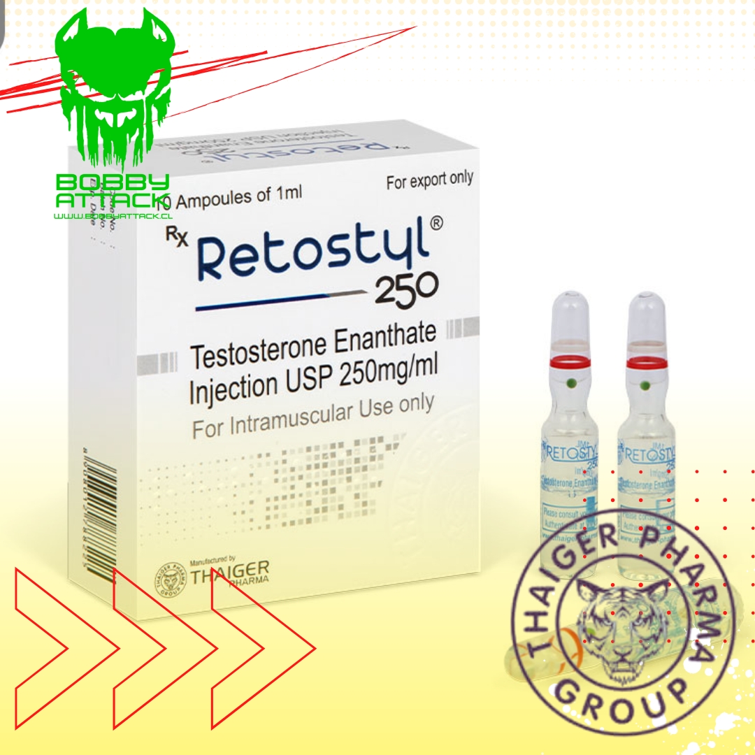 Testosterona Enantato Retostyl 250mg/10ml Thaiger Pharma