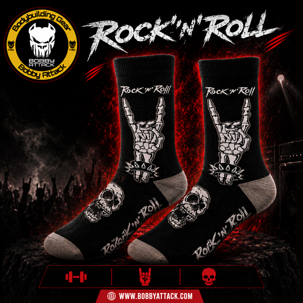 Calcetín hombre Rock and Roll - Imagen 3