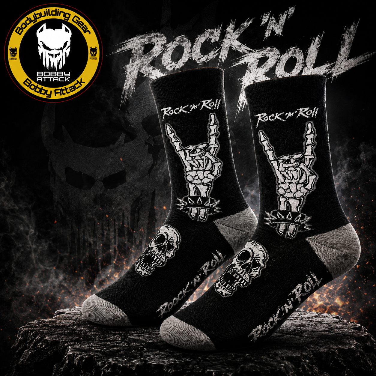 Calcetín hombre Rock and Roll