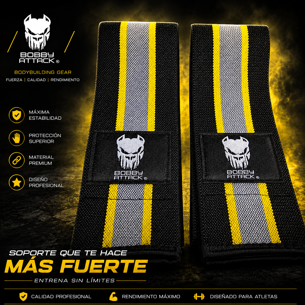 Vendas de rodilla gym - Imagen 3