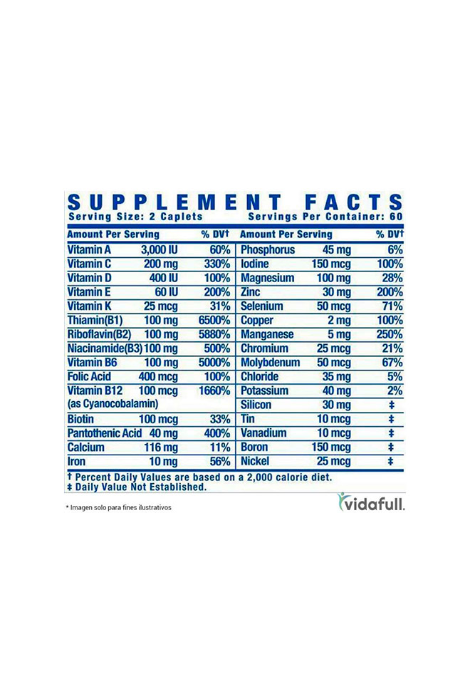 Multivitamínico VitaXs Ronnie Coleman – 60 Servicios
