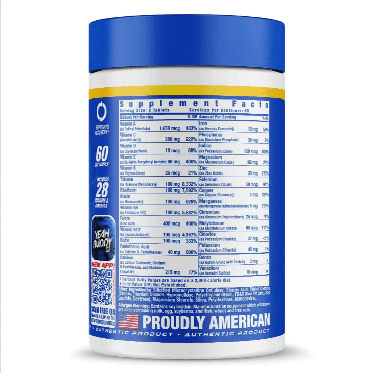 Multivitamínico VitaXs Ronnie Coleman – 60 Servicios