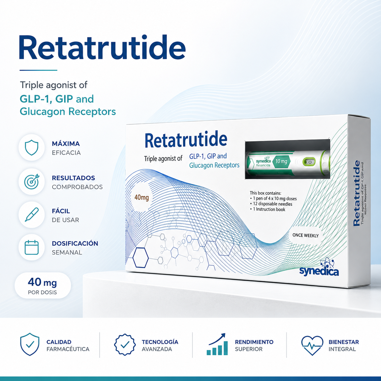 Retatrutide Kit Lápiz 40mg