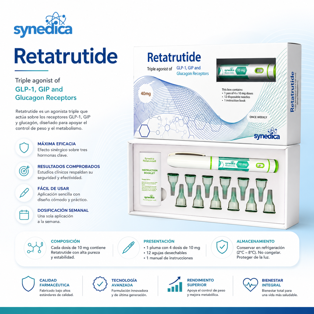 Retatrutide Kit Lápiz 40mg - Imagen 2