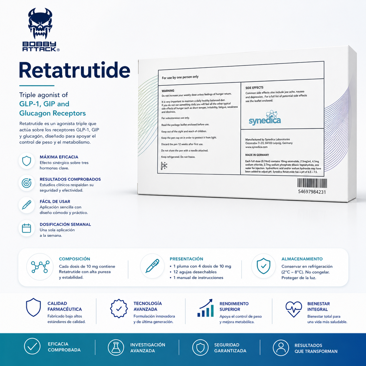 Retatrutide Kit Lápiz 40mg - Imagen 4