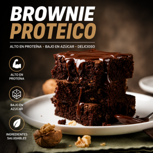 Brownie de chocolate saludable