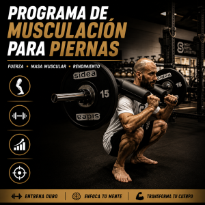 Programa de musculación para piernas