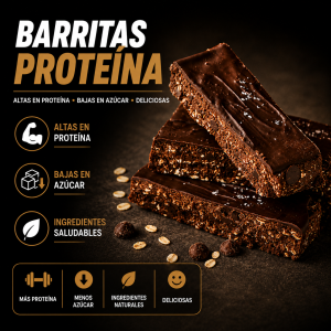 Barritas de proteínas caseras