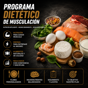 Programa dietético de musculación